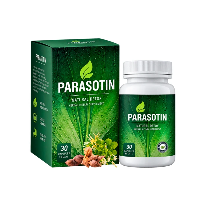 Parasotin পরজীবীবিরোধী ভেষজ ক্যাপসুল — বাংলাদেশে বাক্স ও বোতল
