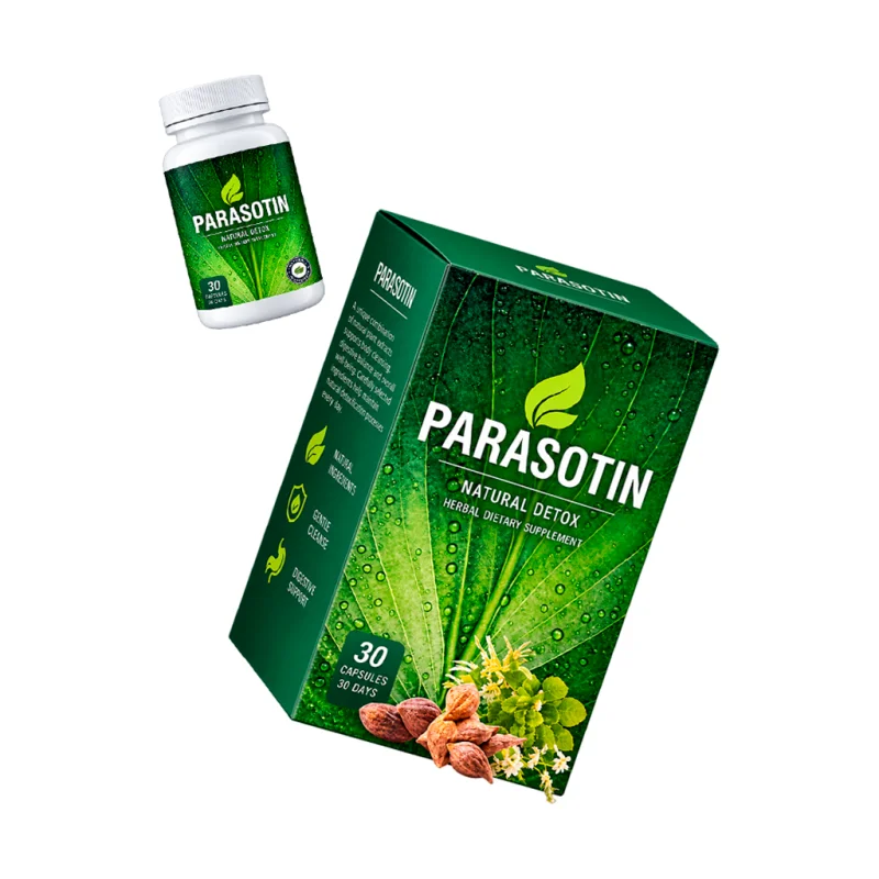 Parasotin-এর বাক্স ও বোতল একসঙ্গে